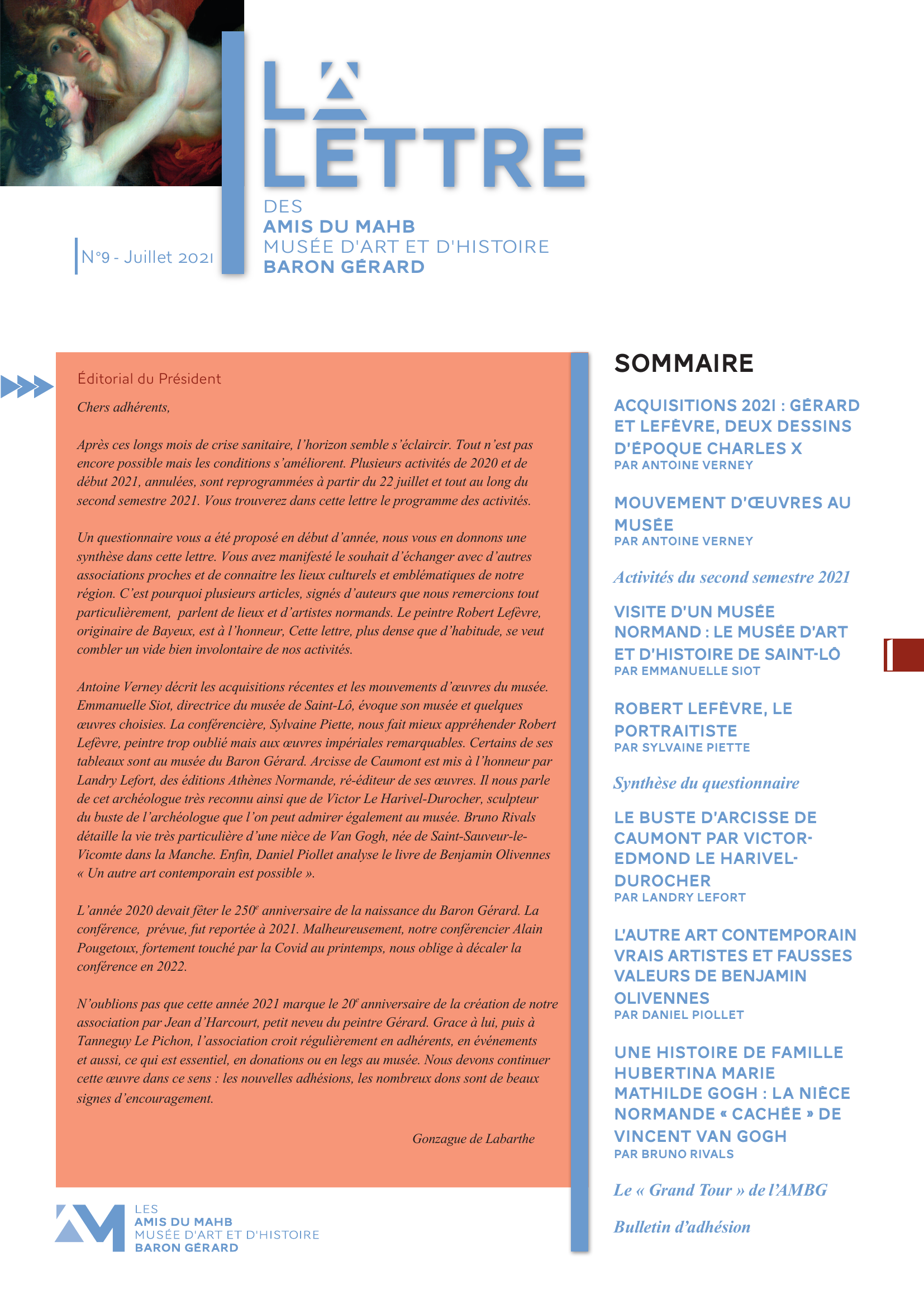Lettre 2021